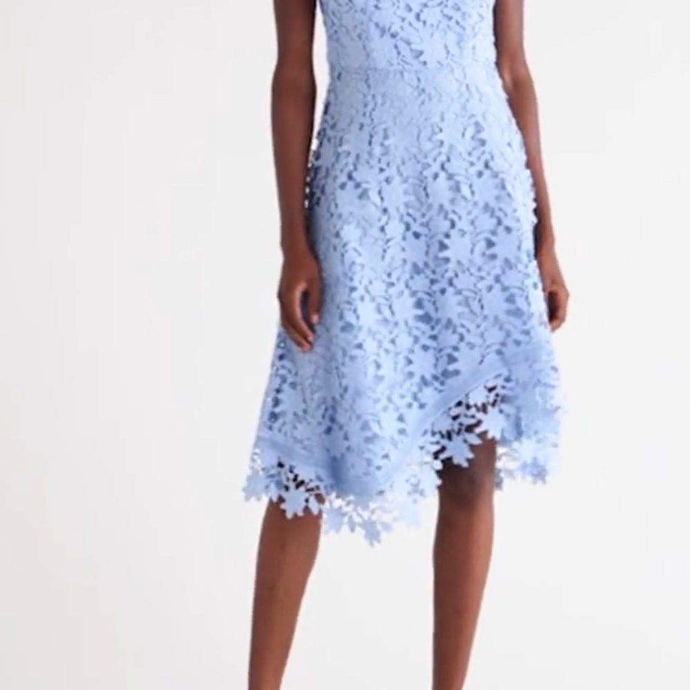 Eliza J Lace Asymmetrical Dress - Size 8